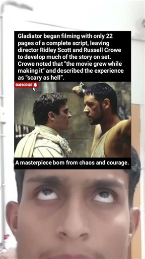 Gladiator Started Filming With Only 22 Script Pages 😳 Ridley Scott & Russell Crowe Built It on Set!