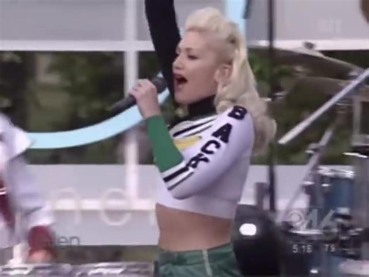 【早期艾伦秀现场】Gwen Stefani - Hollaback Girl (Live Ellen Show) 2005.05.18