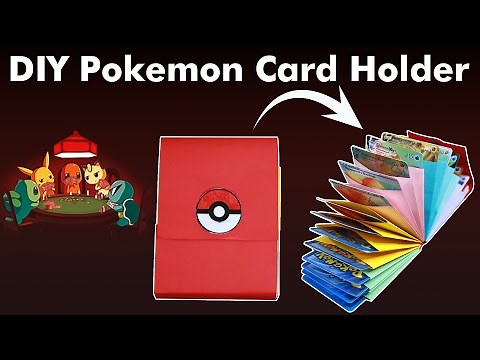 DIY Pokemon Card Holder | How to Make Pokemon Card Holder | Pokemon Craft | Sparsh Hacks