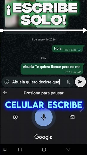 Cómo activar el dictado por voz en WhatsApp 🎤