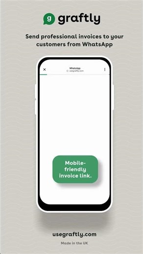 Send professional invoices using WhatsApp in seconds