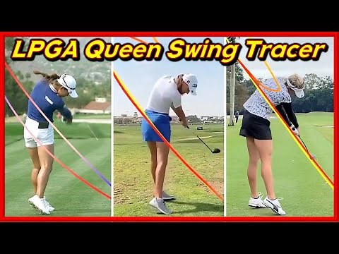 LPGA Top Leaders' Various & Beauiful Swing Tracers
