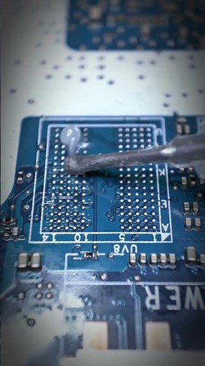 Easy Memory Swap #BGA #VRAM #GPUrepair #microsoldering #electronicsrepair #asmr