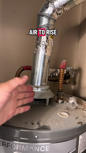 Reason No.3 why you get an inspection. #waterheater #CO #backdraft #homeinspector #homeinspection