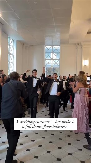 If you needed a sign to skip the formal entrance and start your wedding on the dance floor… this is it. 🖤✨ Credit: @maxinewylde Planning your wedding? Join our early access list for the Do Tell The Bride app - the calm, clever way to plan without the overwhelm. (link in bio) #dotellthebride #weddingreels #weddingentrance #weddingideas #ukwedding #bride2025 #weddingvibes #dancefloorentrance #weddinginspo #bridetok #weddingtiktok #weddingpartygoals #modernweddingideas #engagedcouples #weddingplan