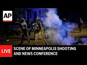 LIVE: Scene from Minneapolis after person shot in leg by federal officer during arrest