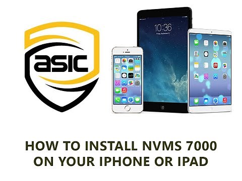 How to install NVMS 7000 on your IPHONE OR IPAD