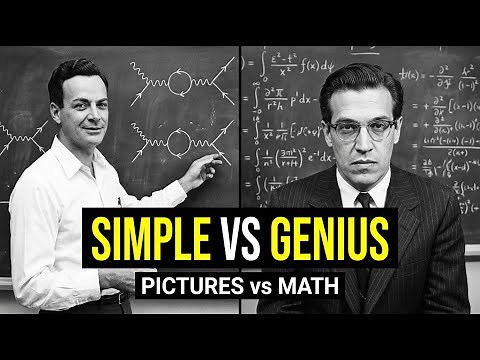 Richard Feynman's Simple DRAWINGS Beat SCHWINGER's Genius