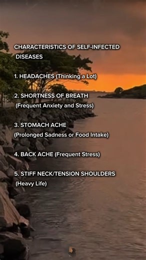 Characteristics Of Self-Infected Diseases #lifestories #information #inspiration | Lia Siregar