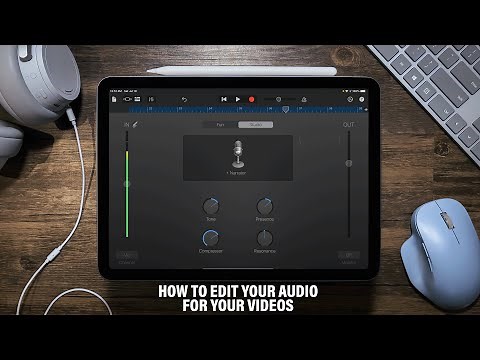 How to EDIT AUDIO for your Videos using ONLY an iPad