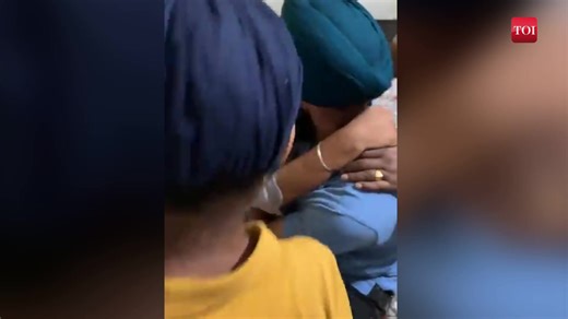Mother-Son Emotional Reunion: Man finds long-lost mom during flood rescue operations in Patiala | The Times of India