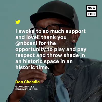427K views · 875 reactions | Don Cheadle wore a 'PROTECT TRANS KIDS' t-shirt on SNL and it brought in heartfelt appreciation from around the world | NowThis Entertainment | Facebook