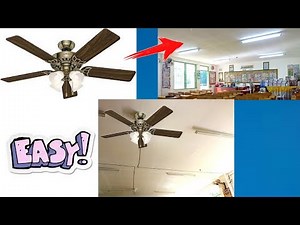 HOW TO INSTALL CEILING FAN IN HARDIEFLEX CEILING (TIMELAPSE) @SCHOOL #electrical #how #install #diy