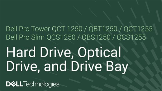 How to Install the Hard Drive, Optical Drive and Drive Bay