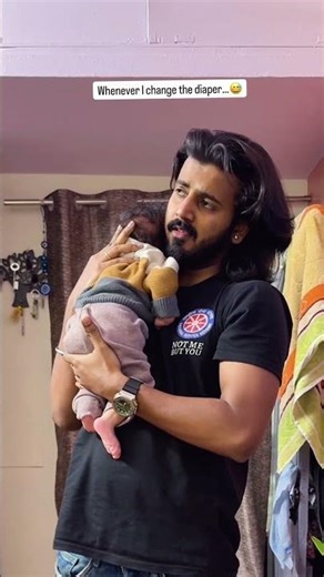 Whenever I change the diaper #funny