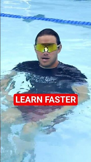 Want to Learn Swimming Faster? Use Fins #swimming #howtoswim #shorts