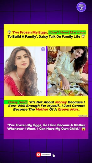 Daisy Shah: “I’ve Frozen My Eggs, I Don’t Need Marriage!” 😱 Bold Statement Goes Viral #ytshorts