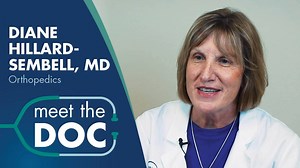 Diane Hillard-Sembell, MD, takes care of athletes of all ages. Learn how growing up with four brothers and an active history with sports helped her succeed in this career. | Springfield Clinic