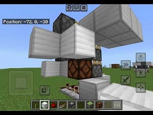 How to make a 1x2 hipster door [minecraft bedrock]