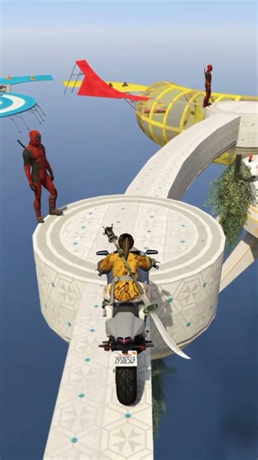 Deadpool vs Ninja Army ⚔️ Hilarious GTA 5 Ragdoll Moments 🤣 عربي#gta5 #gta #gaming #funny #viral