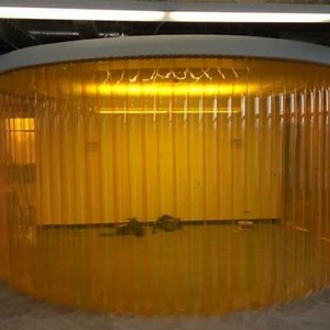 [Hot Item] Hsqy Factory Made Common PVC Strip Curtain Anti UV Ribbed PVC Strip Curtain