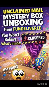 We opened an unclaimed mail mystery box from Fundelivered and it was such a fun surprise 📦 This was the Mail Mix box and one item had everyone saying UM WHAT 😅 The value exceeded what we paid and the whole family loved watching the unboxing. More likes means we grab a bigger box and do another one soon! @fundelivered #unclaimedmail #unboxing | Sparkles to Sprinkles