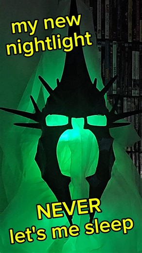 I am no MAN....am I? 😅🤣 #lotr #lordoftherings #sleep #witchking #3dprinting