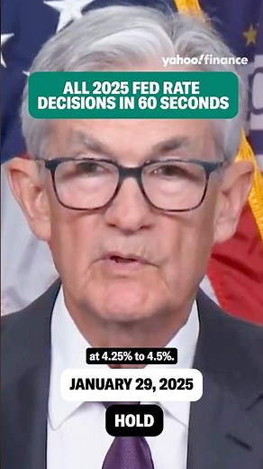 All of the FOMC's rate decisions in 2025.