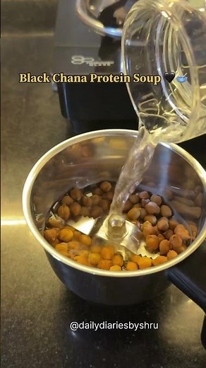 Black Chana Protein Soup for Weight Loss 🥣💪