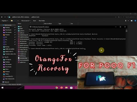 How to Install Orangefox Recovery on Poco F1 #pocof1 #Orangefoxrecovery #customrecovery