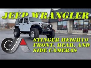 Jeep Wrangler JK on 37s || Stinger HEIGH10 with Front Rear And Side Cameras