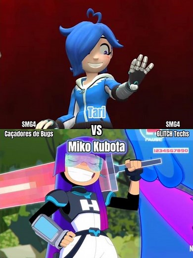 Tari (SMG4 | Meta Runner) vs Miko Kubota (Caçadores de Bugs 1-2)