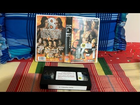 Opening and Closing To "K-1 Fukuoka Japan" (Video Unlimited) VHS New Zealand (2001)
