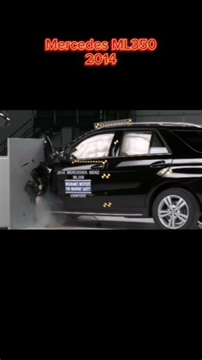 🔥🚙 2014 Mercedes-Benz ML350 Crash Test | Front Impact Test