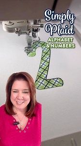 Wait until you see the second design using the Simply Plaid alphabet…you may be overcome by cuteness 🤩 | Designs by JuJu