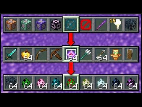 Minecraft - How To Save & Load Hotbar!