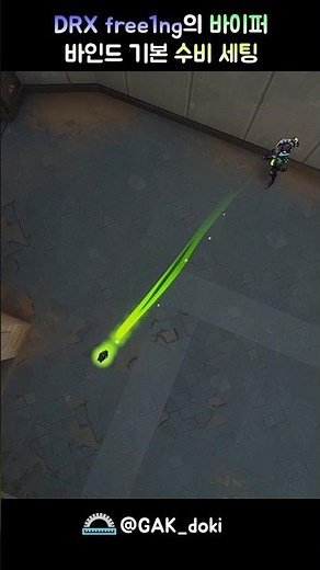 DRX free1ng의 바이퍼 바인드 기본 수비 세팅