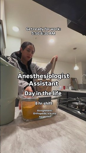 A day in my life as an anesthesiologist assistant working an 8 hour shift in ortho trauma 🦴🩻