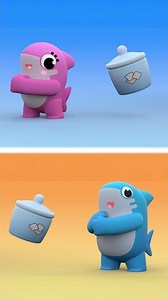 I'm a Little Teapot! 🍵🍽️ Shark Academy #Shorts #YouTubeKids #KidsSongs