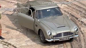Footage shows car chase for new Bond movie in Italy