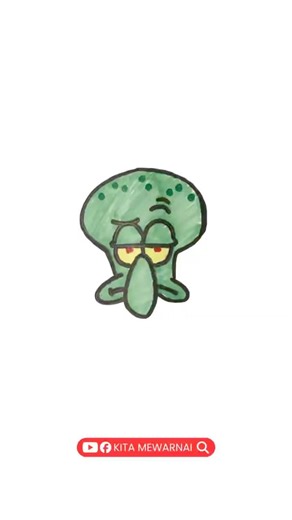 Squidward #menggambardanmewarnai
