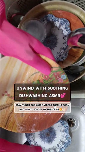 Real Dishwashing ASMR 🧽 | Realistic Cleaning Sounds for Relaxing & Sleep