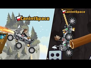 Moonlander World Record 5034m on Mountain - Adventure - Hill Climb Racing 2