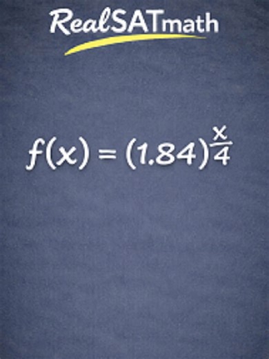 RealSATmath Regression Exponential #RealSATmath #SATMath #DigitalSAT #SATPrep #MathTok #StudyTok #HighSchoolMath #MathHelp #ProblemSolving