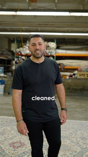 A rare Persian Nain from the 1940s. 16'4" × 19'2" of handwoven wool, finished with delicate silk floral detailing. Large rugs do not scare us, they showcase our expertise. #thomasrugcleaning #losangeles #rugs #asmr #satisfying #rugcleaning #asmrsounds | Thomas Rug Cleaning