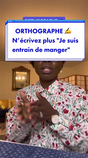 ORTHOGRAPHE | Une astuce 2 en 1 pour vous améliorer en orthographe : prenez l’élégante habitude d’écrire des commentaires sous les publications de vos créateurs de contenus. C’est toujours plus éloquent qu’un simple ♥️ou un émoji. Ici en l’occurrence, je vous encourage à participer systématiquement aux différents exercices que je propose dans les capsules en écrivant vos réponses dans les commentaires.#Orthographefrancaise🇫🇷 #Éloquence #Prisedeparoleenpublic #Coachéloquence #Vaincrelapeurdepar