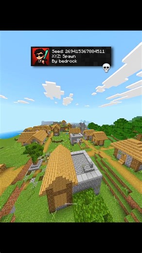 Minecraft Best Speedrun Seed Moment 🔥 #shorts #minecraft