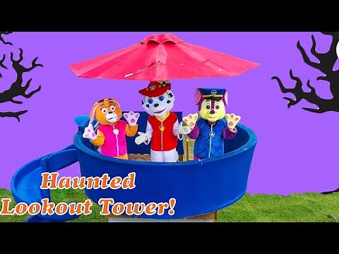 Assistant Saves the Silly Mysterious Paw Patrol Lookout Tower