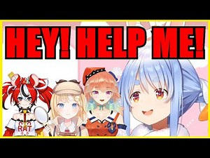 Pekora's Cute Interaction With Kiara, Amelia & Baelz【Hololive | HoloEN | Eng Sub】