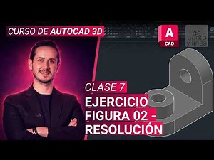CLASS 7 - Modeling Exercise 2 - Extrusion and Presspull of a 3D Part // AutoCAD 3D Course from Sc...